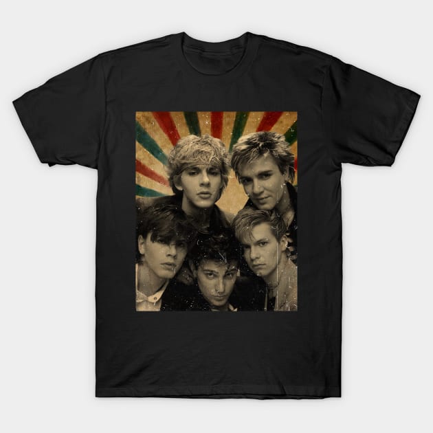 Duran Duran  // Vintage Retro Look Fan Design T-Shirt by Janji Joni